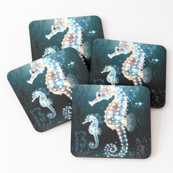 Item preview, Starlight Seahorses: Guardians of the Abyss designed and sold by Exodoi.