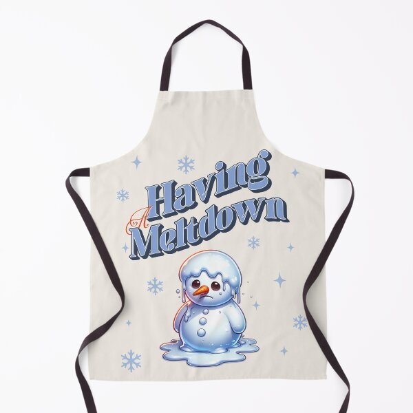 Item preview, Melting Snowman Humor - "Having a Meltdown" Winter Design designed and sold by PricklyBearArt.