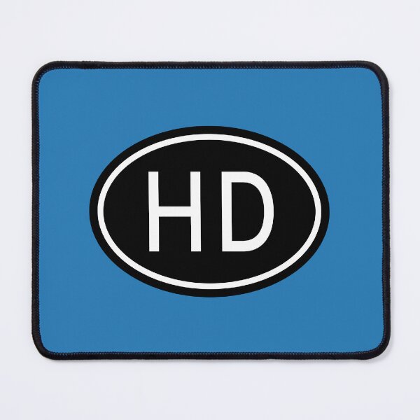 Item preview, HD Initials Monogram Oval White Letters designed and sold by Jeallan Designs.