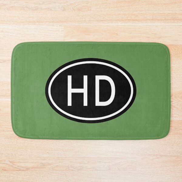 Item preview, HD Initials Monogram Oval White Letters designed and sold by Jeallan Designs.