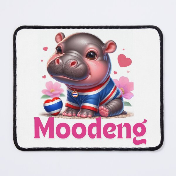 Item preview, Moodeng - a baby pygmy hippo from Thailand designed and sold by bearrangers.