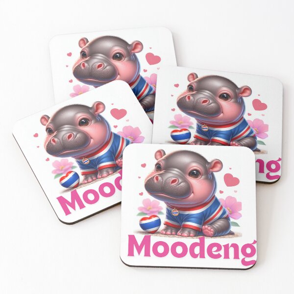 Item preview, Moodeng - a baby pygmy hippo from Thailand designed and sold by bearrangers.