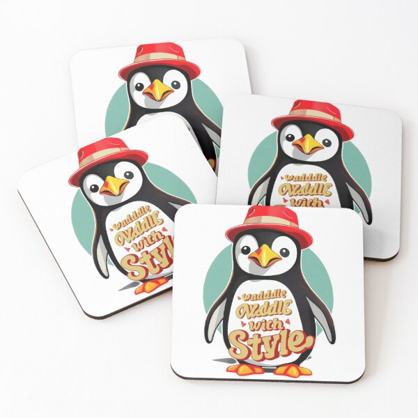 Item preview, Pesto the Big Penguin Wearing a Hat designed and sold by dreambigdrive38.