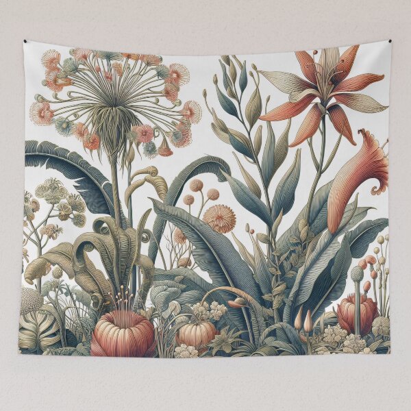 Item preview, Flora - An Ernst Haeckel Style Vintage Botanical Print designed and sold by ClassicRetroism.
