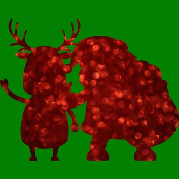 Artwork thumbnail, Santa and Rudolph by F5tees
