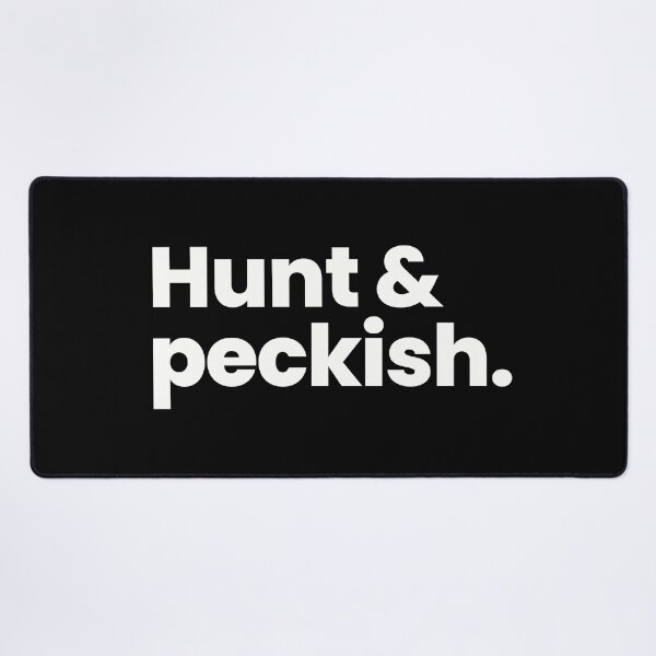 Item preview, Hunt & peckish | Funny typing designed and sold by ThingsOnTees.