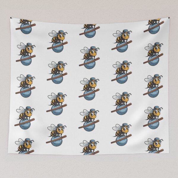 Item preview, Mr. Bee Cute Cartoon Design designed and sold by RvinJo8.