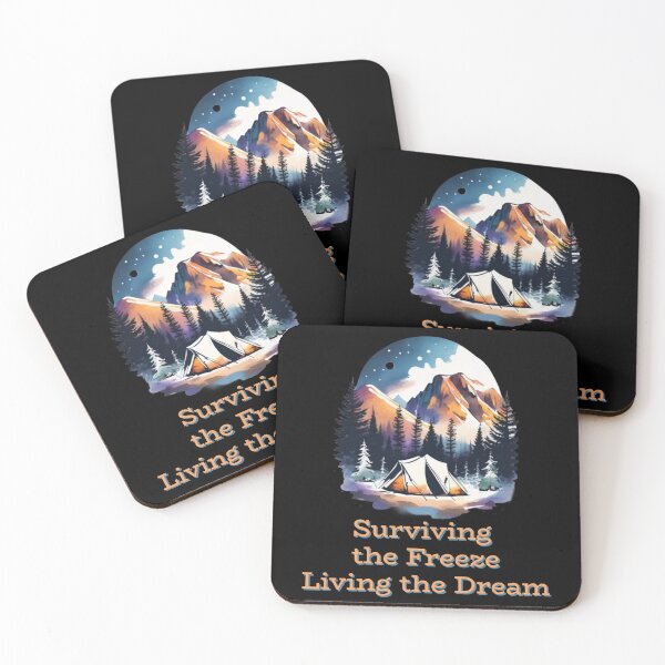Item preview, winter camping designed and sold by EuropeanPrints.