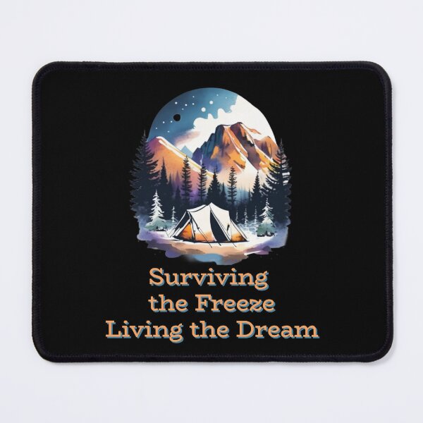 Item preview, winter camping designed and sold by EuropeanPrints.