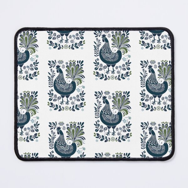 Item preview, Polish Flowers Rooster| wycinanki | Folklore | Folk Art Blue designed and sold by xiao xuans.