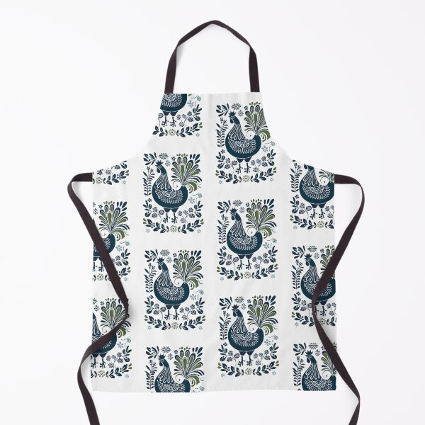 Item preview, Polish Flowers Rooster| wycinanki | Folklore | Folk Art Blue designed and sold by xiao xuans.