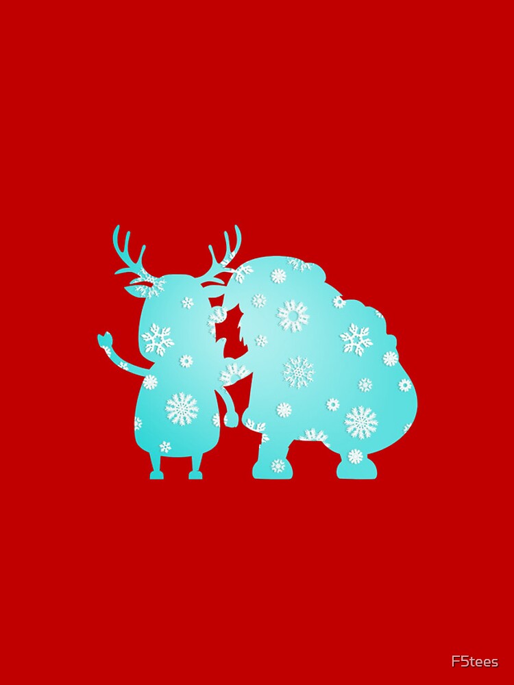 Thumbnail 4 of 4, iPhone Case, Santa and Rudolph designed and sold by F5tees.