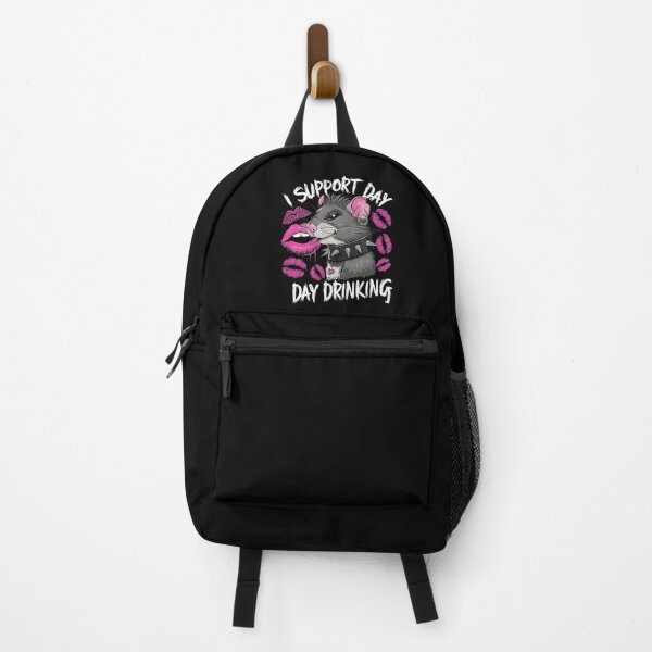 Item preview, Cool Rat with Spiked Collar - I Support Day Drinking Graphic designed and sold by love3617.