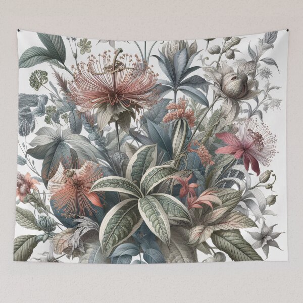 Item preview, Flora - An Ernst Haeckel Style Vintage Botanical Print designed and sold by ClassicRetroism.