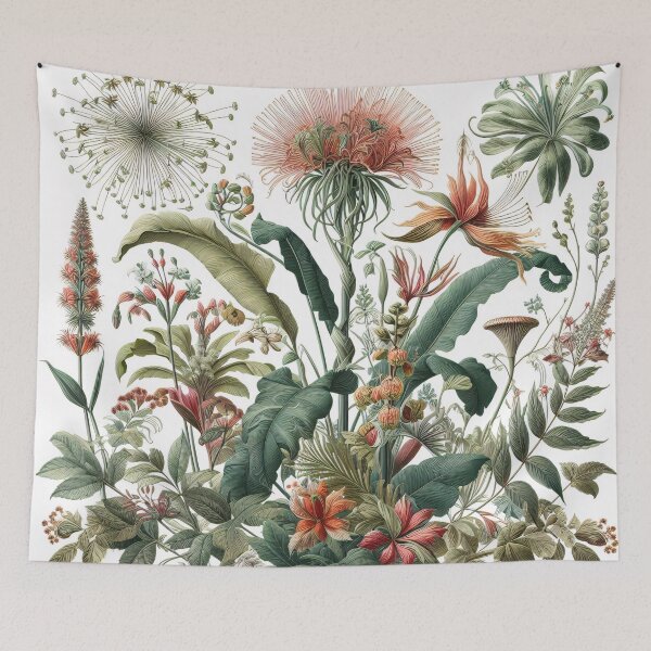 Item preview, Flora - An Ernst Haeckel Style Vintage Botanical Print designed and sold by ClassicRetroism.