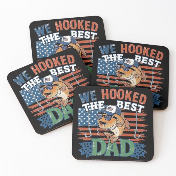 Item preview, Patriotic Fishing - We Hooked the Best Dad Graphic Design designed and sold by love3617.