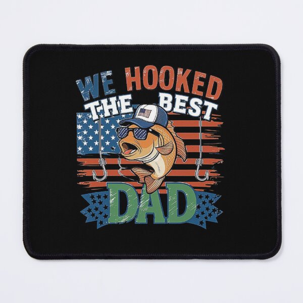 Item preview, Patriotic Fishing - We Hooked the Best Dad Graphic Design designed and sold by love3617.