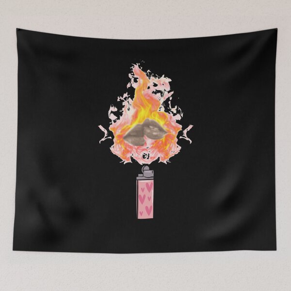 Item preview, Kiss on fire  designed and sold by BlissThreads.