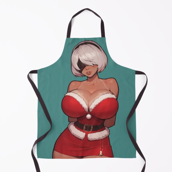 Item preview, Anime Gamer Girl in Christmas Santa Outfit designed and sold by WaifuBrowser.