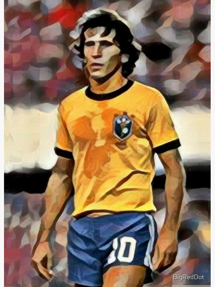the mighty, incomparable, ZICO Brazilian Legend Greeting Card