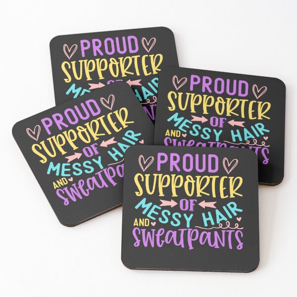 Item preview, Colorful Proud Supporter of Messy Hair and Sweatpants designed and sold by AlienOccupation.