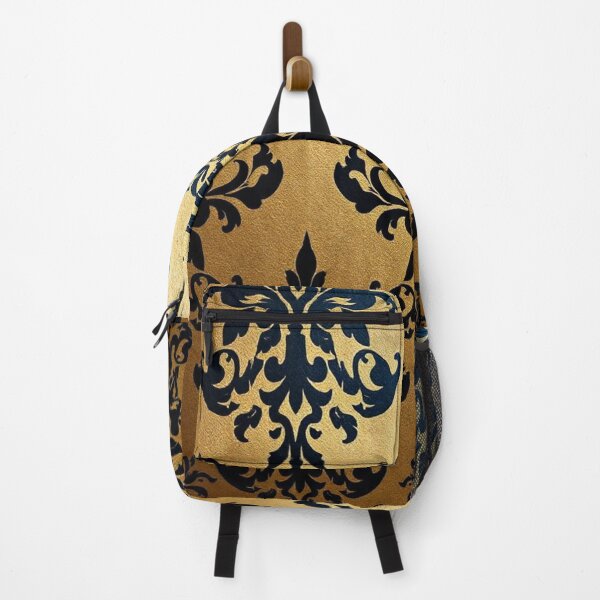 Item preview, Gold & Midnight Blue Damask designed and sold by DesignsByPrnces.