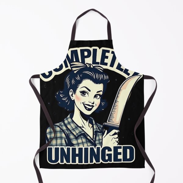 Item preview, "Completely Unhinged" 1950s Retro Humor T-Shirt – Classic Twist designed and sold by AI-volution.