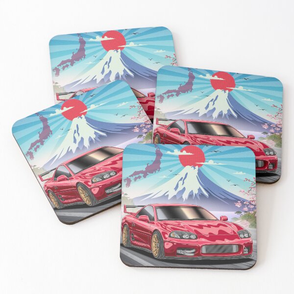 Item preview, JDM Mitsubishi 3000GT VR4 in front of Mt.Fuji designed and sold by JDM Guyvit.