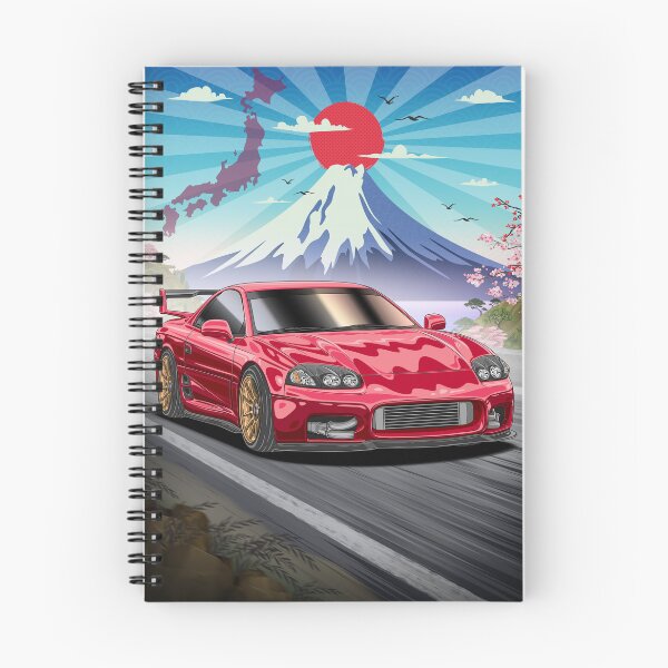 Item preview, JDM Mitsubishi 3000GT VR4 in front of Mt.Fuji designed and sold by JDM Guyvit.