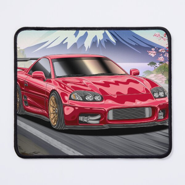 Item preview, JDM Mitsubishi 3000GT VR4 in front of Mt.Fuji designed and sold by JDM Guyvit.