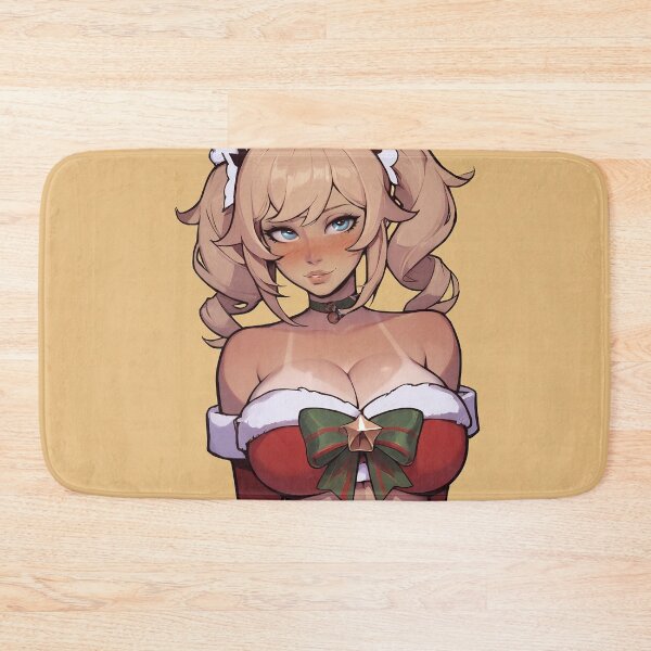 Item preview, Anime Gamer Girl in Christmas Santa Outfit designed and sold by WaifuBrowser.