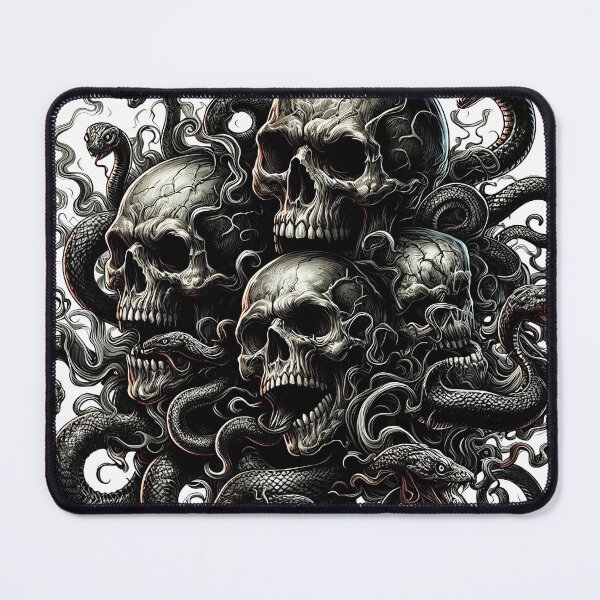 Item preview, Skulls Entwined with Serpents designed and sold by JavisSRDesign.