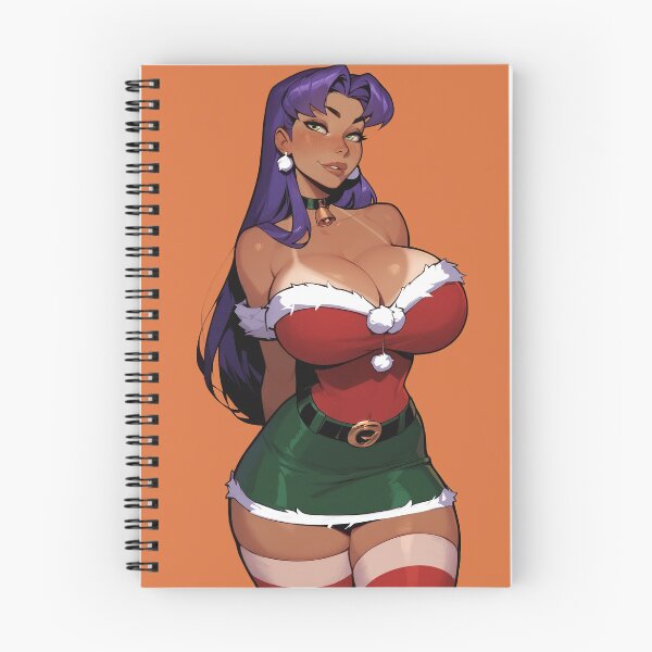 Item preview, Anime Gamer Girl in Christmas Santa Outfit designed and sold by WaifuBrowser.