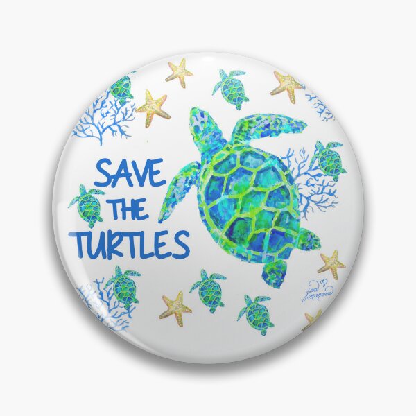 Item preview, Save the Turtles  JanMarvinArt.com designed and sold by Jan Marvin Art Studio.