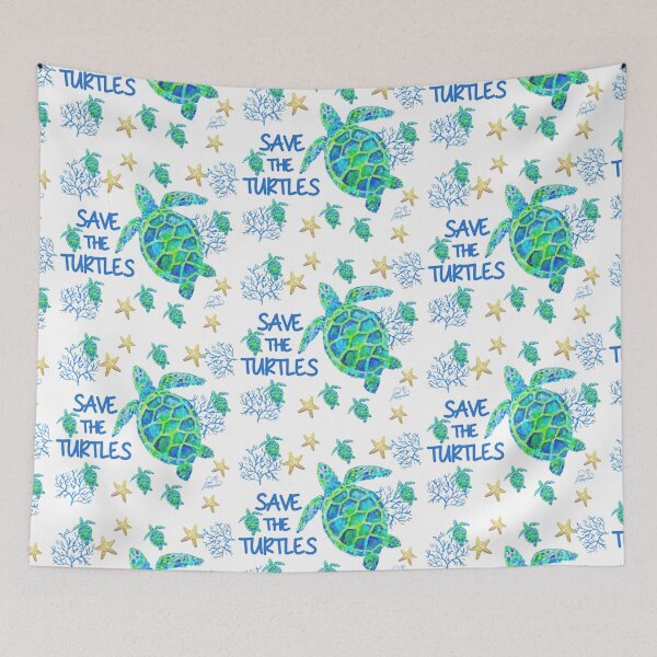 Item preview, Save the Turtles  JanMarvinArt.com designed and sold by Jan Marvin Art Studio.