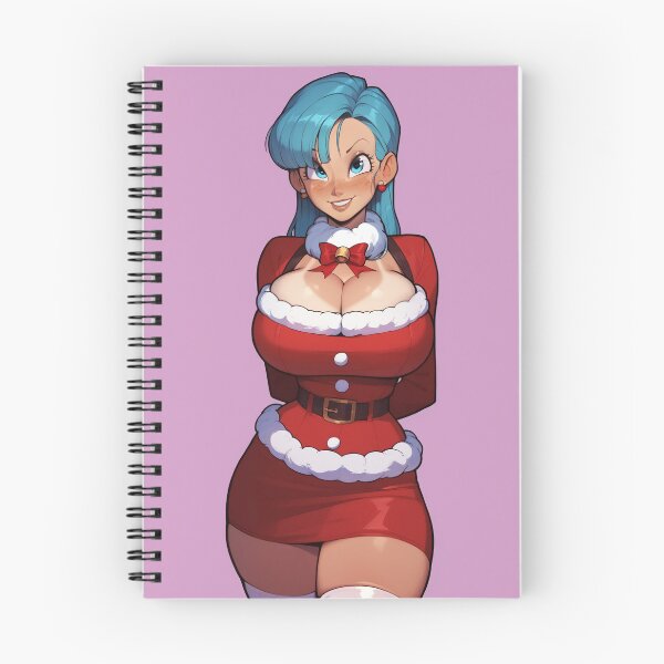 Item preview, Anime Gamer Girl in Christmas Santa Outfit designed and sold by WaifuBrowser.