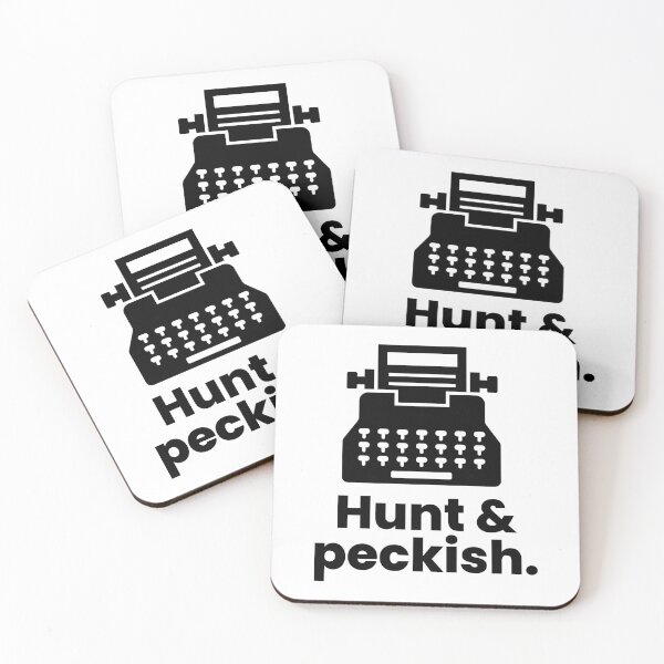 Item preview, Hunt & peckish | Funny typing and snacking designed and sold by ThingsOnTees.