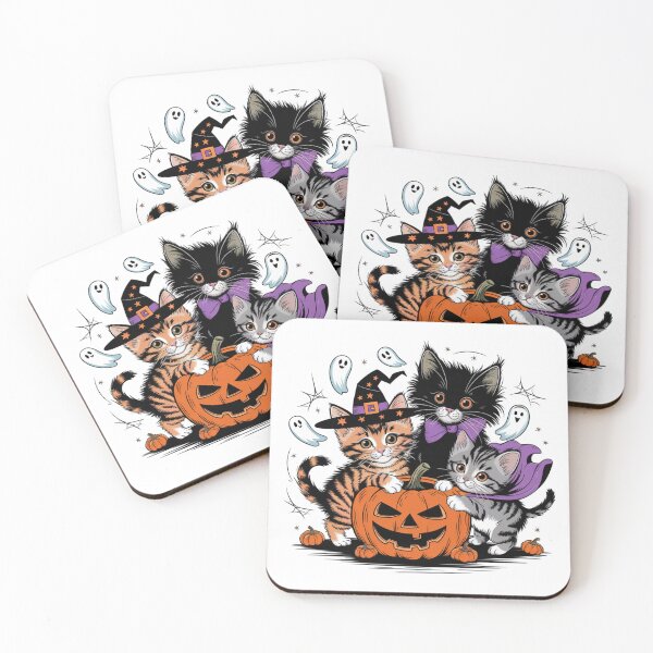 Item preview, Halloween Kittens' Mischief designed and sold by Dreamz-Shop.