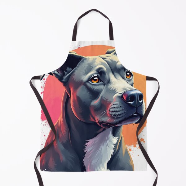 Item preview, Grey Pitbull Dog lover designed and sold by PetArt ⭐⭐⭐⭐⭐.