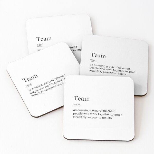 Item preview, Team Definition Amazing Coworkers designed and sold by CuteLovelyDesigns.