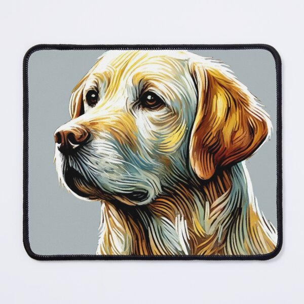 Item preview, Labrador Retriever Portrait in Van Gogh Style – Whimsical Canine Art designed and sold by CreationbyNiki.