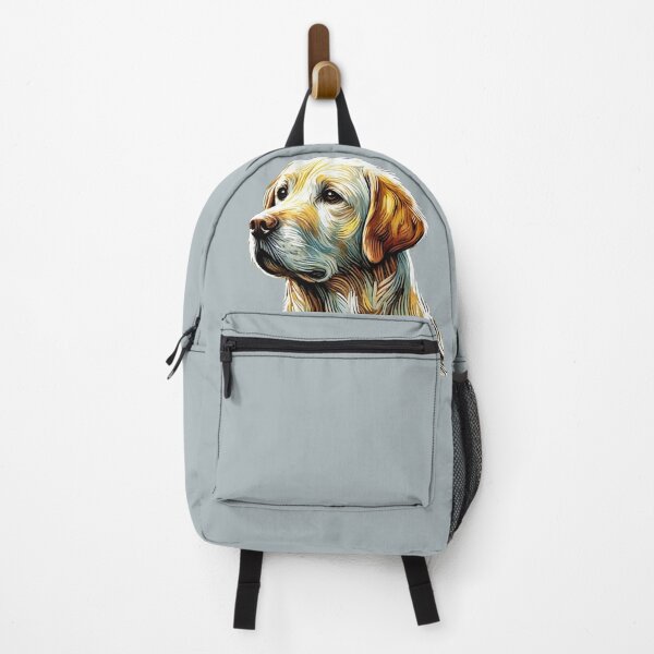 Item preview, Labrador Retriever Portrait in Van Gogh Style – Whimsical Canine Art designed and sold by CreationbyNiki.
