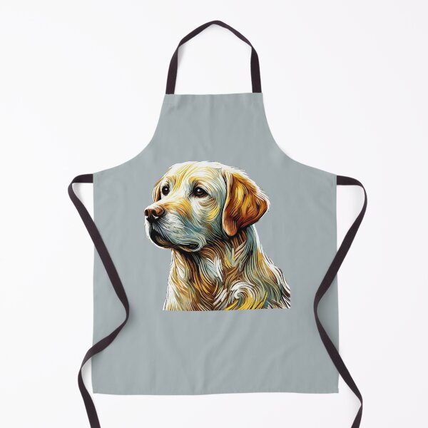 Item preview, Labrador Retriever Portrait in Van Gogh Style – Whimsical Canine Art designed and sold by CreationbyNiki.