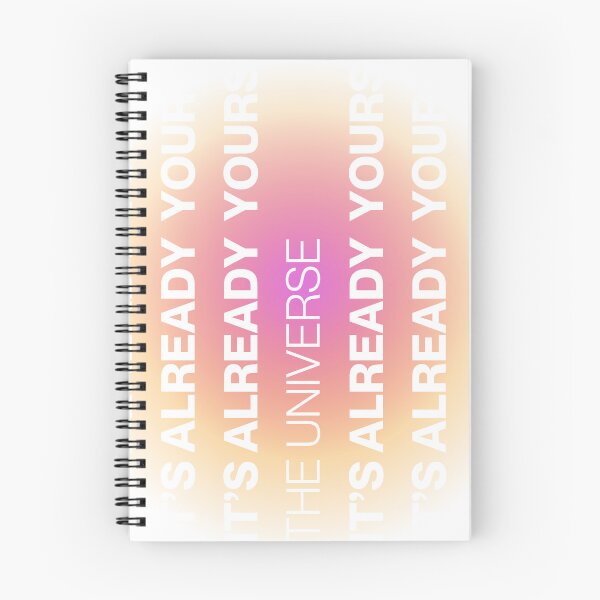 Item preview, It's Already Yours The Universe Y2K Retro Quote Poster designed and sold by digifaxdesign.