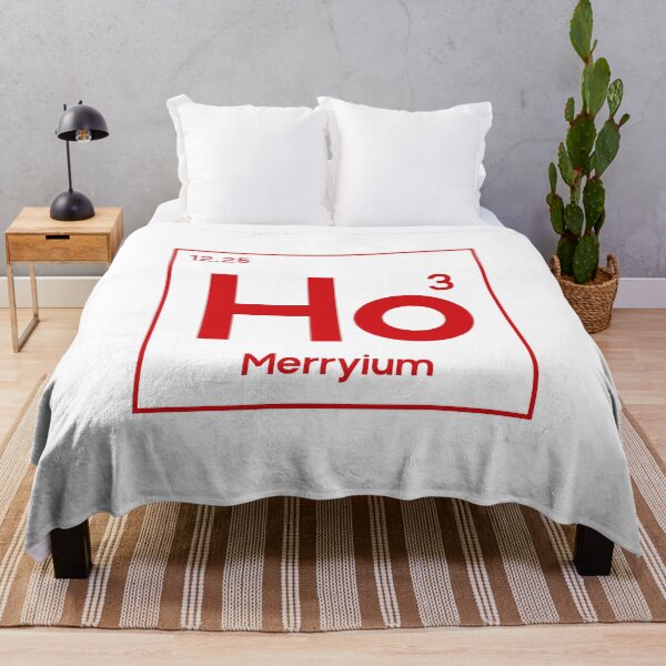 Item preview, Ho3 (Merryium) - The element of Christmas (Red on White) designed and sold by STUDIO-72.