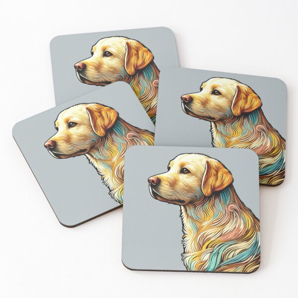 Item preview,  Labrador Retriever Portrait in Van Gogh Style – Whimsical Canine Art designed and sold by CreationbyNiki.