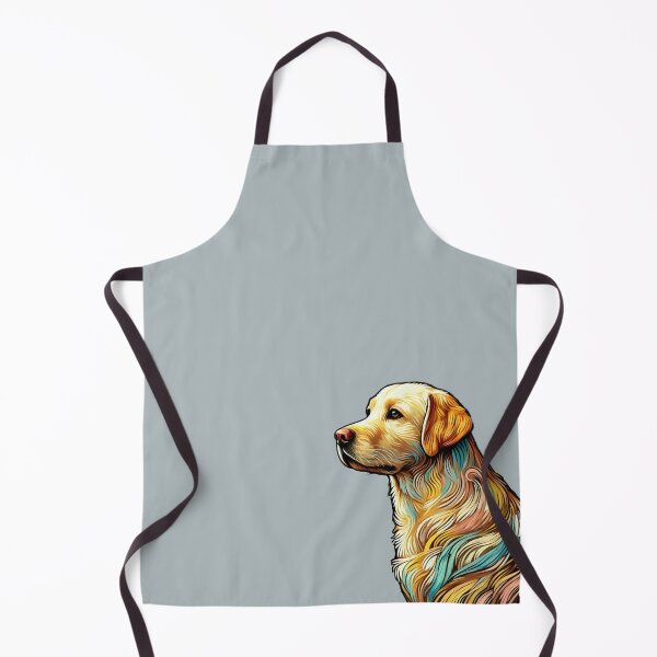 Item preview, Labrador Retriever Portrait in Van Gogh Style – Whimsical Canine Art designed and sold by CreationbyNiki.