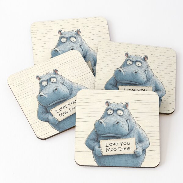 Item preview, Love You Moo Deng designed and sold by Konkam.