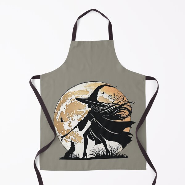 Item preview, Witch and black cat. Full moon. designed and sold by MagelliShop.