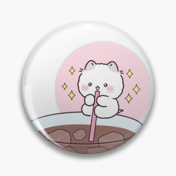 Item preview, Cat drinking milk tea designed and sold by AdijanNagy.